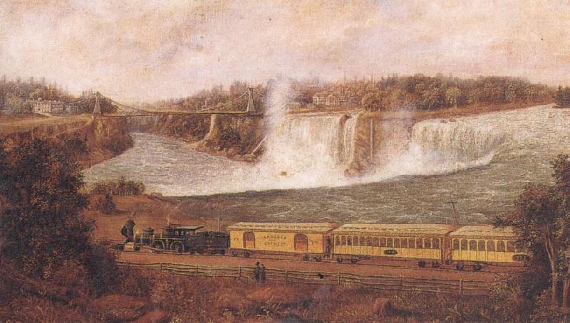 Robert Whale The Canada Southern Railway at Niagara Germany oil painting art
